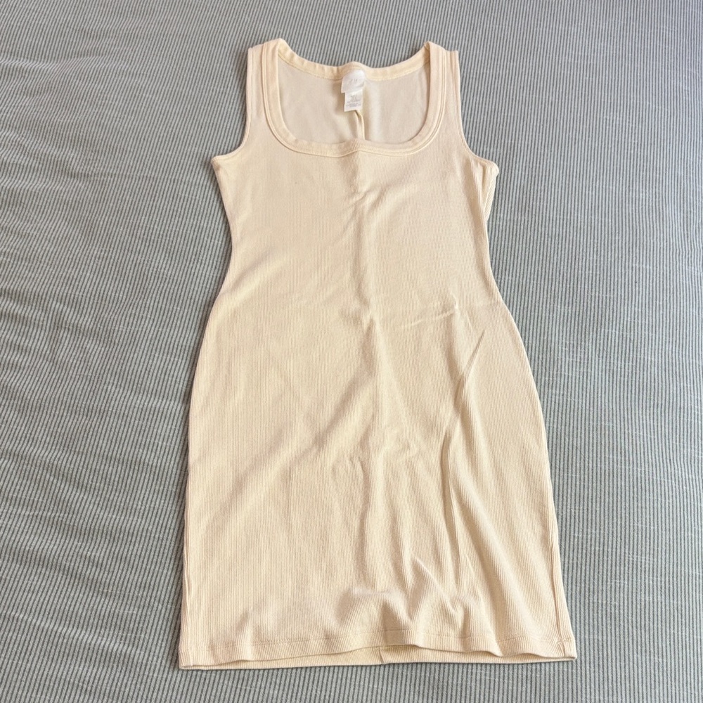Butter Yellow Sleeveless Bodycon Dress